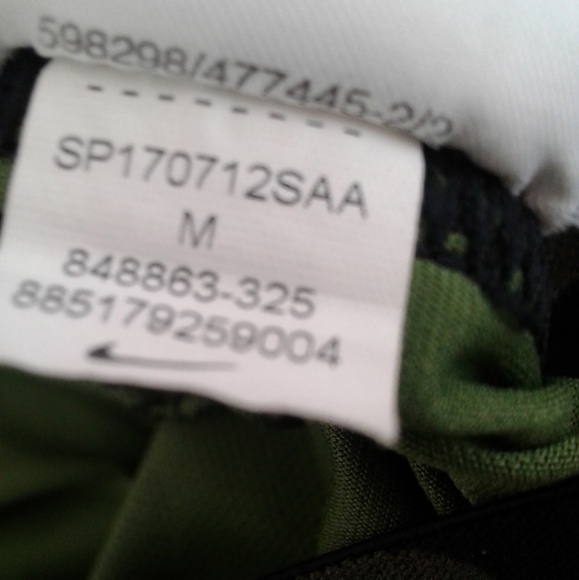 NIKE PRO Combat Mens sz M Compression Training Spandex Tights woodland Camo pant - Picture 6 of 6